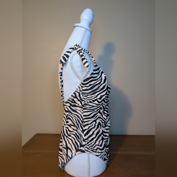 Social Standard by Sanctuary Curvy Leopard One Piece Swim Suit - Picture 2 of 11